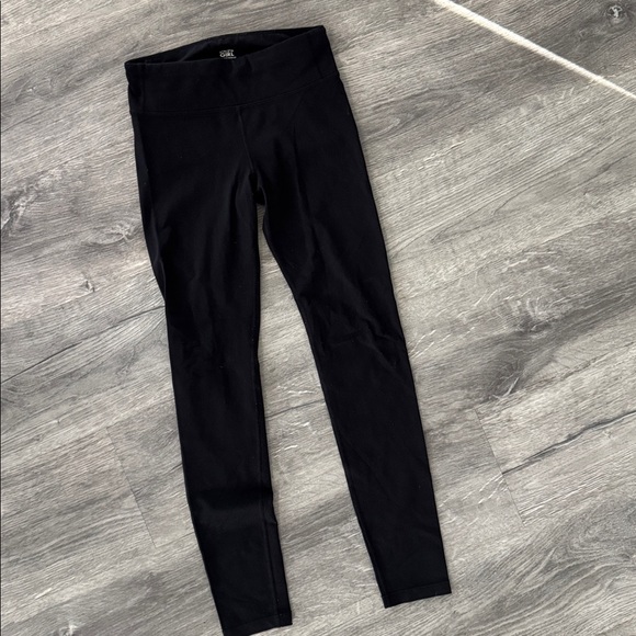 Athleta Girl Chit Chat Leggings 3 pair Size Large / 12 Black and Pink - Picture 6 of 13